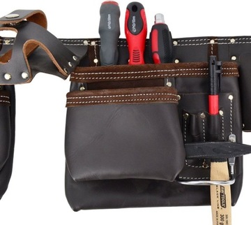 AWTools AWTOOLS PAS MONTERSKI PROFESJONALNY 11 KIESZENI GŁADKI BLACK LINE