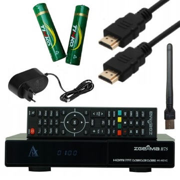 ZGEMMA H7s Wi-Fi DEKODER 4K ENIGMA2 2x SAT +1x DVB-T2/C E2 Ccam Oscam