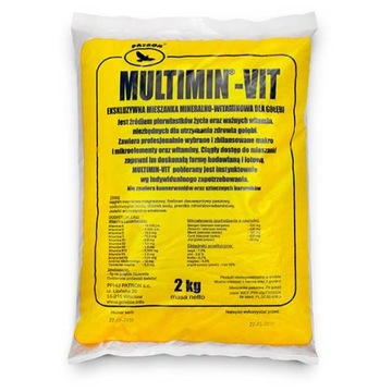 Multimin-Vit 2Kg NAJLEPSZE Witaminy dla Gołębi