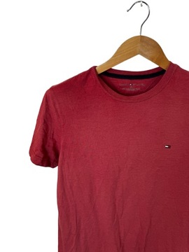 Koszulka Tommy Hilfiger czerwona z logiem s