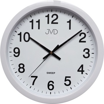 JVD HP611.1 - 35,5cm - Biały - Zegar ścienny
