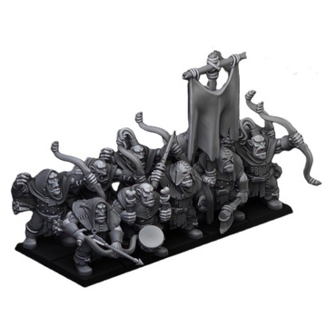 Orc Archers x7+x3CMD - Highlands Miniatures