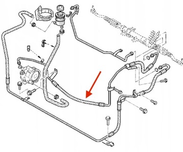 Трос гидроусилителя руля Vivaro Trafic 2.0 dCi CDTI