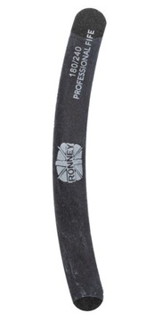 RONNEY Professional PREMIUM Nailfile - PILNIK 180/240 CZARNY BANAN