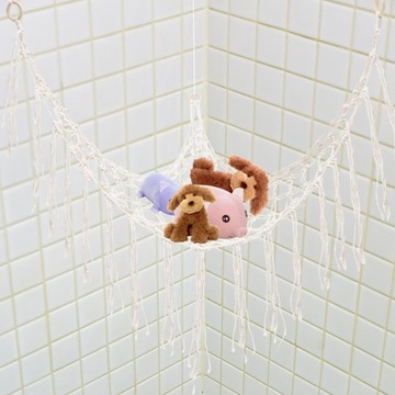 Гамак с качелями для хранения вещей с кисточками, набивной макраме