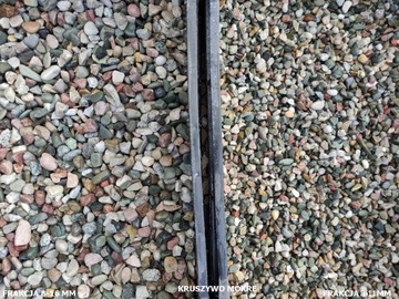Kamień żwirek szary do ogrodu mix kolor 8-16 mm 24 kg