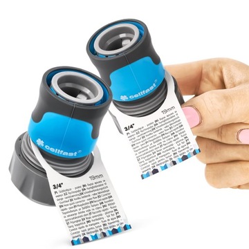 Быстроразъемный соединитель для садового шланга Cellfast | Соединитель для шланга 3/4 дюйма