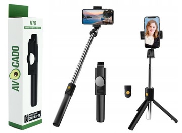 KIJEK DO SELFIE STICK AVOCADO TRIPOD STATYW PILOT LUSTERKO BLUETOOTH IPHONE