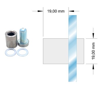Защитная панель для кухни - прозрачная 55 х 65см.