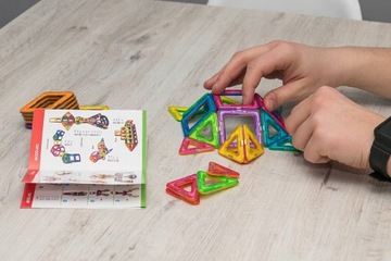 НАБОР МАГНИТНЫХ НЕОДИМОВЫХ БЛОКОВ ИЗ 128 ЭЛЕМЕНТОВ