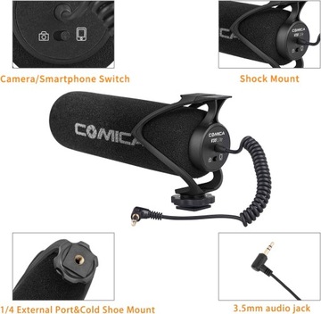 Динамический микрофон COMICA CVM-V30-LITE
