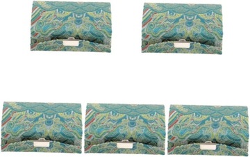 5 Sztuk Brokatowe Pudełko Na Szminkę Chińskie Etui Na Szminkę Retro Torebka