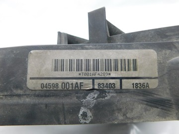 VENTILÁTOR CHLADIČŮ - CHRYSLER 300C 3.0 CRD 5.7 HEMI 04598001AF