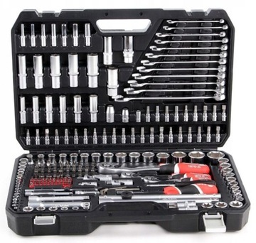 ТОРЦЕВЫЕ КЛЮЧИ 1/4 3/8 1/2 НАБОР 216 ШТ. ЯТО YT-38841