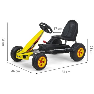 Педальный картинг MILLY MALLY 3127 Viper Blue