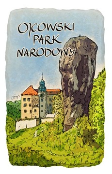 Magnes kamień OJCOWSKI PARK PIESKOWA SKAŁA 437