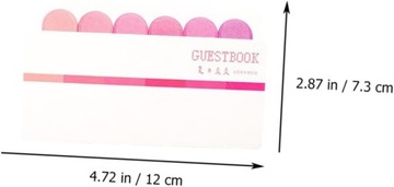 10 Sztuk Naklejki Znacznikowe Naklejki Indeksowe Samoprzylepne Flagi Stron