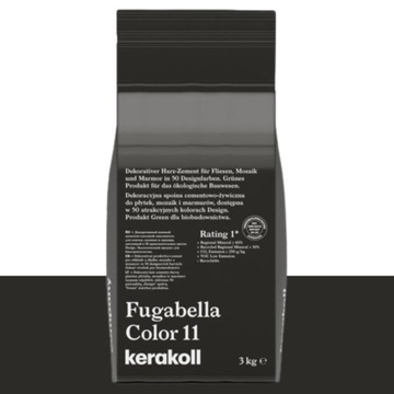 Fuga Fugabella Color 11 3 kg Kerakoll Antracytowy