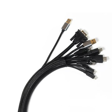 ОРГАНАЙЗЕР КАБЕЛЬНАЯ КРЫШКА 17-28мм ПЛЕТЕННАЯ КРЫШКА 3м