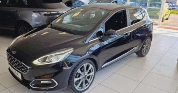 Ford Fiesta VIII Hatchback 3d 1.0 EcoBoost 140KM 2018 Ford Fiesta Vignale 140KM Skorzana tapicerka LEDY Nawigacja Kamera BO