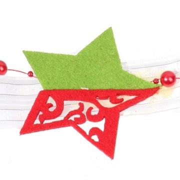 РОЖДЕСТВЕНСКИЕ УКРАШЕНИЯ ИЗ ФЕТРА ГИРЛЯНД-ЗВЕЗДЫ