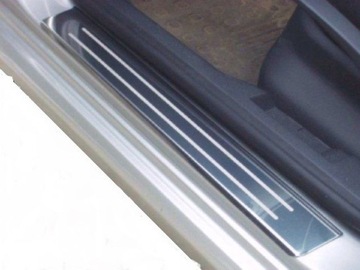 Nakładki listwy progowe progi FIAT PANDA CHROM