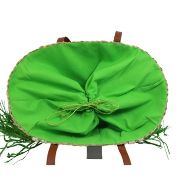 Корзина из натуральных материалов, зеленая Scaviola TG-4.