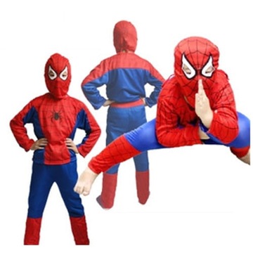 SPIDERMAN STRÓJ PRZEBRANIE KOSTIUM MASKA 122-134 L