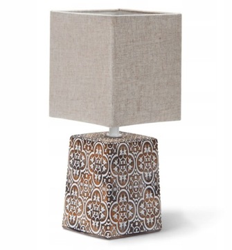 XL LAMPKA LAMPA STOŁOWA BIURKOWA NOCNA CERAMICZNA