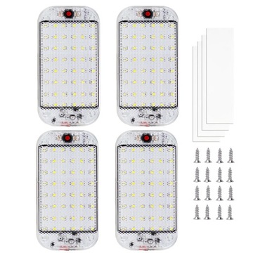 СВЕТОДИОДНЫЕ ПОДСВЕТКИ ДЛЯ САЛОНА АВТОМОБИЛЯ 12 В 4 шт.