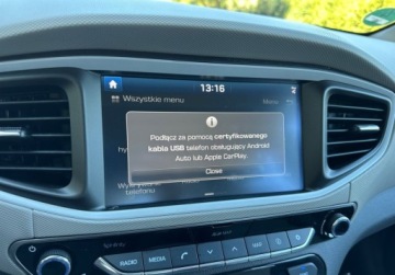 Hyundai IONIQ Hatchback 1.6 GDi 141KM 2018 Hyundai IONIQ 1.6 Hybrid 141KM F-LED Infinity NAV Climatronic Kamera SERWI, zdjęcie 35