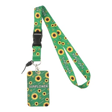 DZ1351 Hidden Disabilities Sunflower Lanyard Id Badge Holder Keychain ID