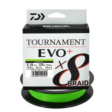 Plecionka spinningowa Daiwa Tournament X8 0.18/135