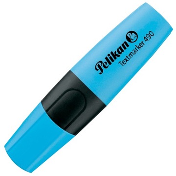 Zakreślacz mazak textmarker Pelikan niebieski 490