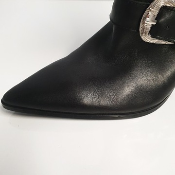 Buty damskie Zara 38 botki kowbojki