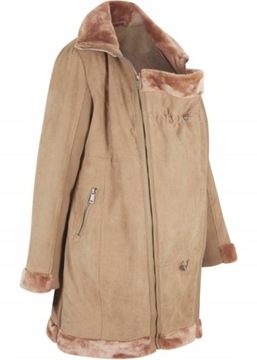 ZA70 BPC ПАЛЬТО ИЗ ИСКУССТВЕННОЙ КОЖИ для беременных Y2C 44