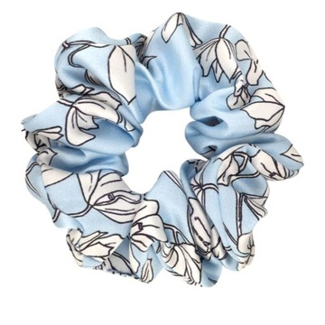 Scrunchie jedwabna gumka do włosów ALMANIA - Blue Ivy