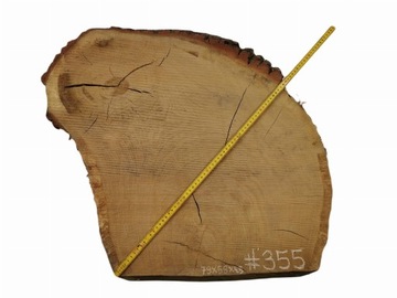 Plaster Dębowy 79x58 cm Blat Stół Taca Blat Stolik