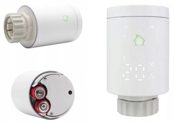 TUYA ZigBee 4 x ТЕРМОСТАТ НА ГОЛОВКЕ + БЛОК УПРАВЛЕНИЯ WIFI