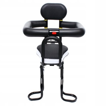 40KG PRZEDNI FOTEL ROWEROWY DLA DZIECI CZARNY