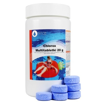 Chlor do basenu 1 kg multi tabletki 20 g Chlorox