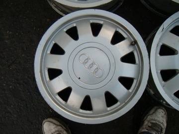 4× DISK OCELOVÝ AUDI OE 0 6.0" X 15" 5X112 ET 45