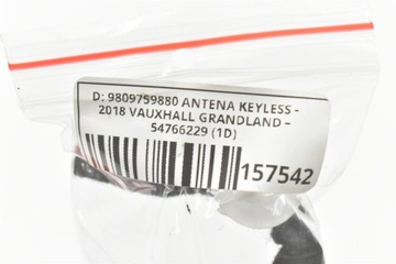 ANTÉNA KEYLESS 9809759880 GRANDLAND X 2008 II 3008 5008 C4 III