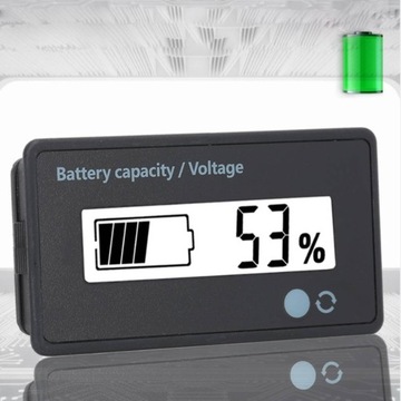 ZEWNĘTRZNY WYŚWIETLACZ LCD DO AKUMULATORÓW