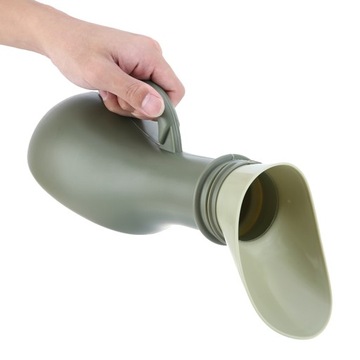 1 литр ПОРТАТИВНЫЙ писсуар УНИСЕКС, ПРОТЕЧНЫЙ, с КРЫШКОЙ