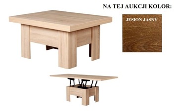 ŁAWOSTÓŁ ŁAWA STÓŁ ERYK jesion JASNY Loft klasyk