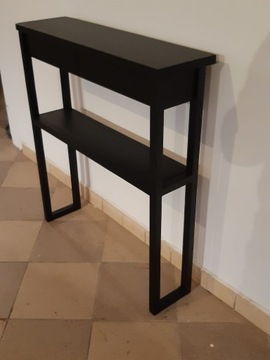 Stolik KONSOLA 70x20 h80 Salon 2x szuflada + półka poniżej na 46cm