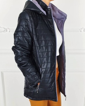 #КУРТКА ЖЕНСКАЯ СТЕГАНАЯ С Капюшоном Плюс - Размер Цвета#