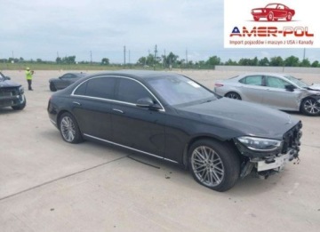 Mercedes Klasa S W223/V223 2022 Mercedes-Benz Klasa S 580 4Matic 2022 4.0l 4.0 Benzyna 496KM