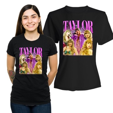 Koszulka Damska z Nadrukiem Bawełniany T-shirt na Prezent Taylor Swift XXL